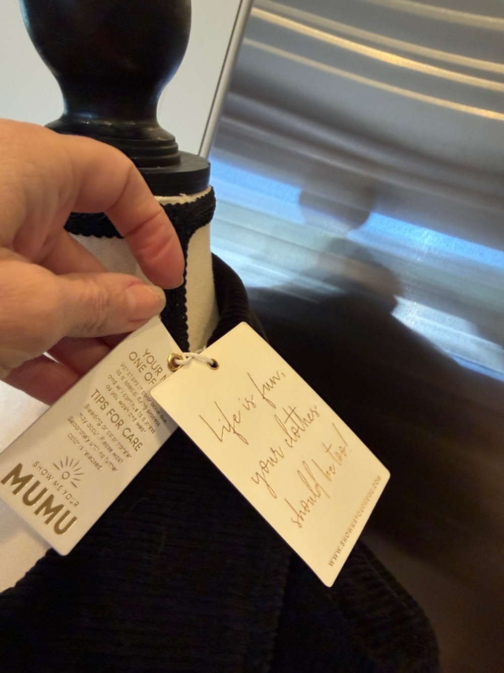 Show Me Your MuMu Black Mini Shirt Dress with Buckle Belt - Picture 5 of 7